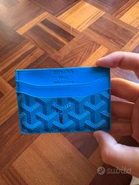 Portacarte Goyard Saint Supliece blue