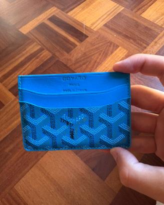 Portacarte Goyard Saint Supliece blue