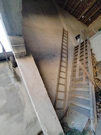 Scala a pioli in legno 