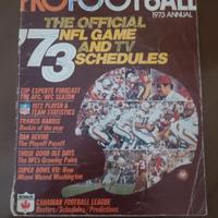 Rivista annuale del 1973 sul Football Americano 