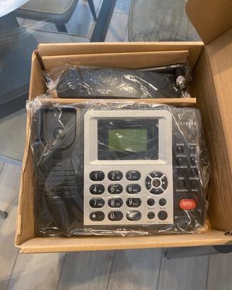 Telefono fisso GSM Sistemex con antenna - Nuovo