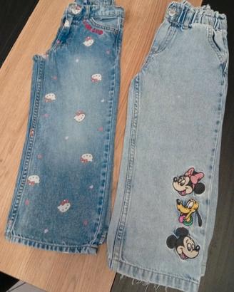 jeans gamba ampia morbidi tg 104