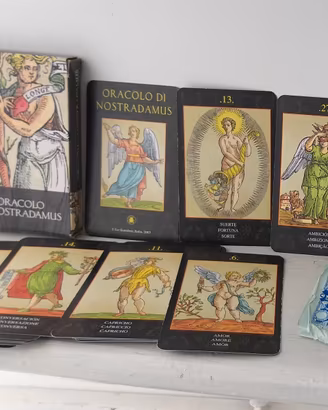 TAROT carte Nostradamus, Antichi Tarot Del Maestro