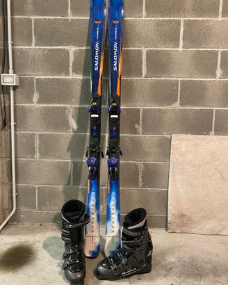 Sci Salomon + scarponi Nordica