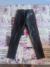 Pantaloni Monnalisa neri con strass