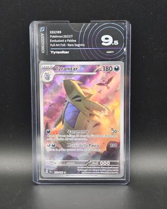 Pokémon Tyranitar 222/193 Italian – Paldea Evolved