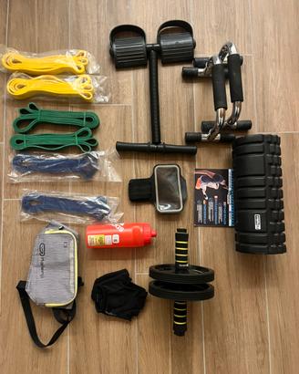 Powerband, abwheel, kit allenamento in casa