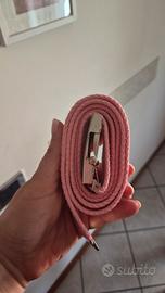 Cintura du stoffa rosa regolabile 