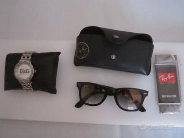 OCCHIALI-SOLE RAY BAN MOD-RB2140+ORLOGIO DOLCE-GAB