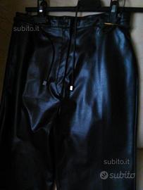 Pantaloni similpelle neri