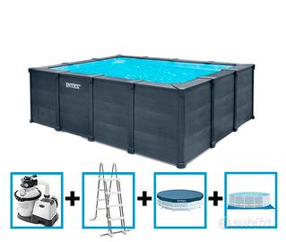 NUOVA! Piscina Intex Graphite 400x300