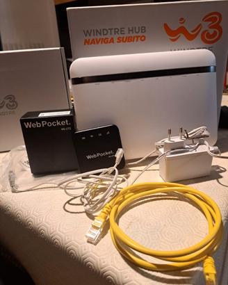 Wind3 HUB Wi-Fi 6 + WebPocket 4G | Kit ZTE Complet