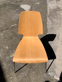 6 Sedie Ikea Wilmar legno chiaro