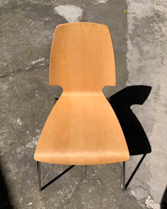 6 Sedie Ikea Wilmar legno chiaro