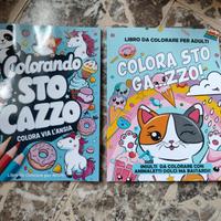 2 Libri da colorare per adulti - Nuovi