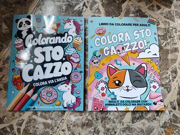 2 Libri da colorare per adulti - Nuovi