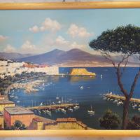 Quadro olio su tela vicidomini pietro