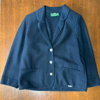 Giacca tirolese donna blu marine lana M