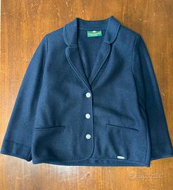 Giacca tirolese donna blu marine lana M