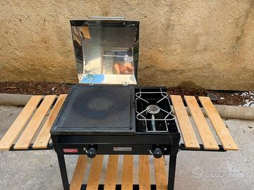 Barbecue con pietra lavica