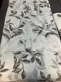 Coppia di tende con anelli per bastone