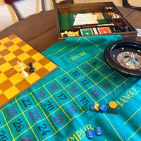 Set giochi tavolo 3 in 1  Scacchi-Roulette-Carte