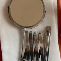 Specchio ingranditore 3x tondo Estendibile Bagno