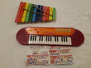 Pianola e Xilofono giocattolo