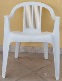 Sedie da giardino in plastica