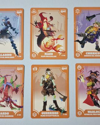 Lotto carte burger king's quest 3 4 5 6 7 8