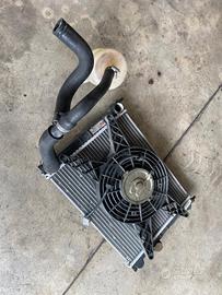 Radiatore Ligier JS50 2021 con ventola e manicotti