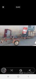 Carrello rimorchio per imbarcazioni