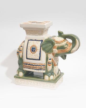 Etagere Portapiante Vintage '70 Elefante Ceramica