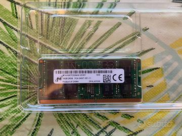 Ram Micron 16 GB DDR4 2400 Mhz sodimm per notebook