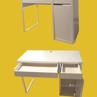 Scrivania+comodino Ikea 