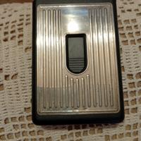 Dispenser Card design kuno prey placca in argento 