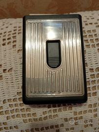 Dispenser Card design kuno prey argento e plastica