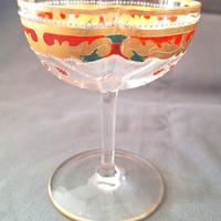 Calice a coppa per champagne decorato a mano (2.4)