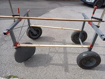 carello  con 2 ruote girevoli