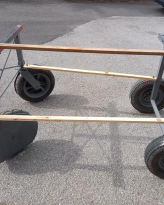 carello  con 2 ruote girevoli