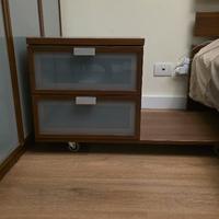 Letto + comodini Ikea Hopen