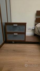 Letto + comodini Ikea Hopen