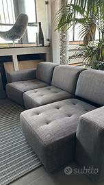 Divano Design Ditre Italia Woody-Modulare allung.