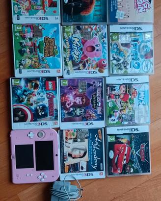 Nintendo 2DS Rosa + 11 giochi