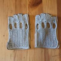 Guanti da guida anni 60/70 a mezze dita da donna