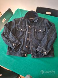 40WEFT GIACCA JEANS UOMO nera