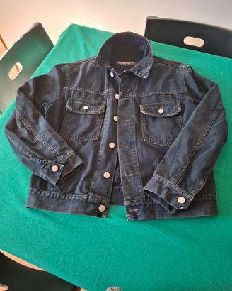 40WEFT GIACCA JEANS UOMO nera