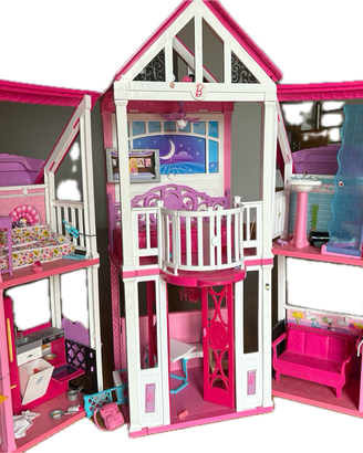 Casa Barbie Malibu Dreamhouse Mattel + Accessori