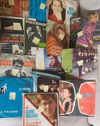 dischi vinile 45 giri originali anni 60 e 70