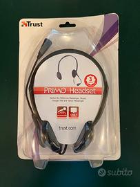 Cuffia TRUST con microfono nuova
